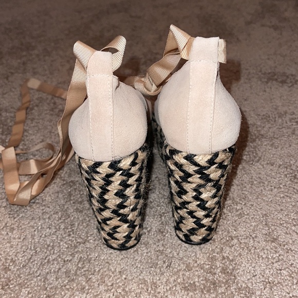 Free People Camel Charade Espadrille Ballet Wedge - size 7 - Picture 6 of 8